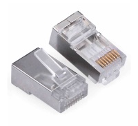 Nivatech Ntc 1694 CAT-6 RJ-45 Metal Konnektör 100’lü Paket - 1